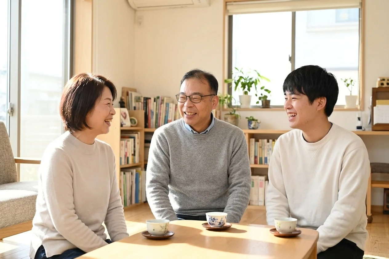 中西さんとご夫婦の歓談